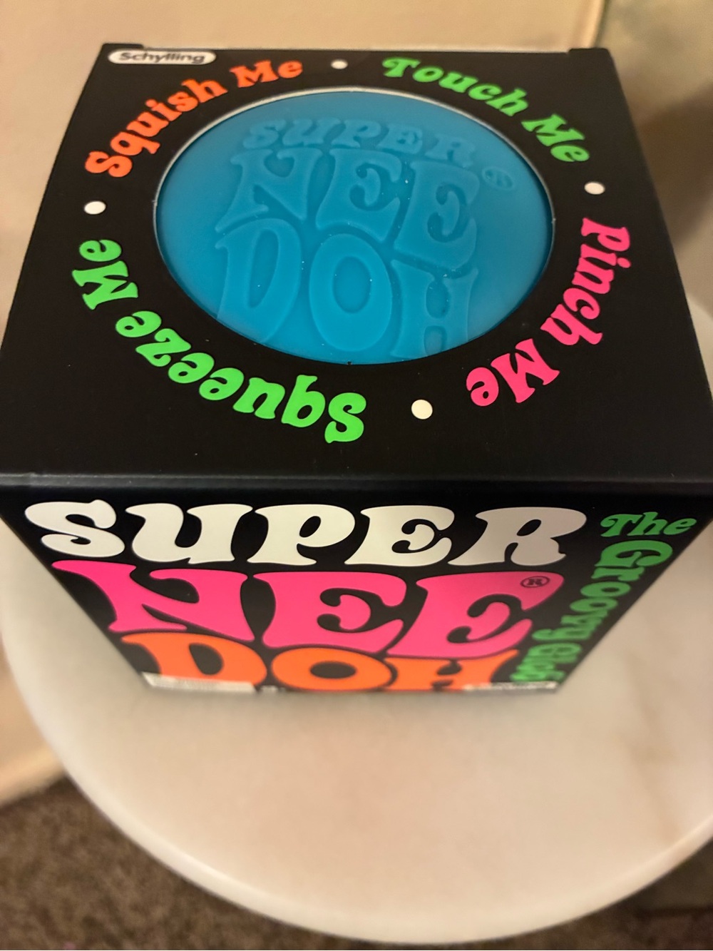 Super Nee Doh Blue Squeeze Toy – Sensory Stress Relief